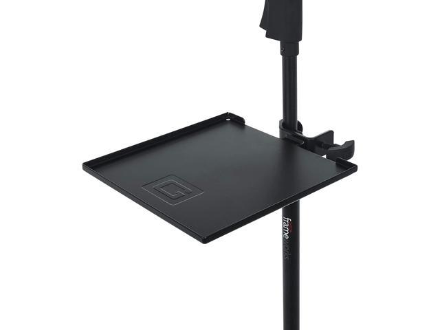 Cases Microphone Stand Clamp-On Utility Shelf 9' X 9' Surface Area With 10 Pound Weight Capacity, (Gfw-Shelf0909)