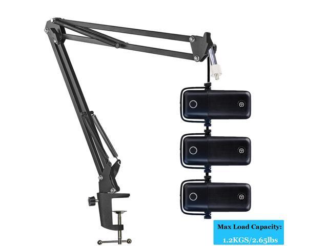 For Elgato Mic Boom Arm, Elgato Wave 3 Microphone Desk Stand, Adjustable Table Elgato Low Profile Mic Arm Compatible With Elgato Series Microphone.