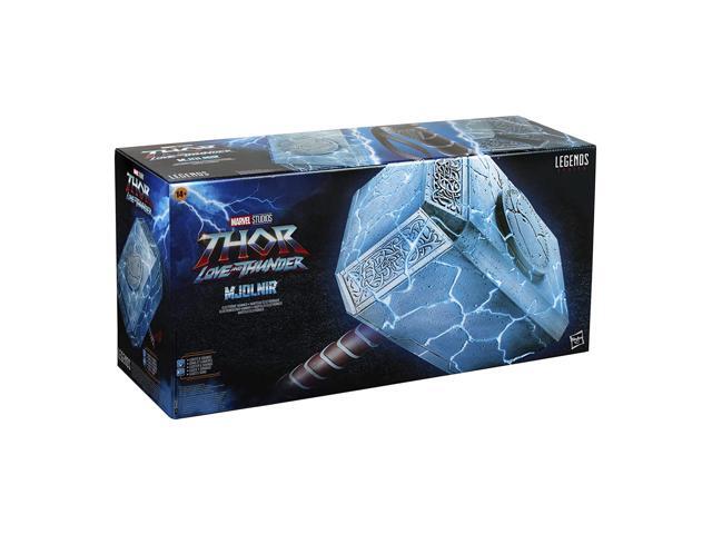 Marvel Legends Mighty Thor Mjolnir Premium Electronic Roleplay Hammer with Lights and Sound FX, Mighty Thor Love and Thunder Roleplay Item