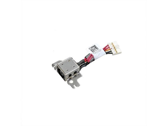 AC DC Jack Power Plug in Charging Port Connector Socket with Wire Cable Harness Replacement for Dell Chromebook Inspiron 11 3181 11-3181 P26T P26T002