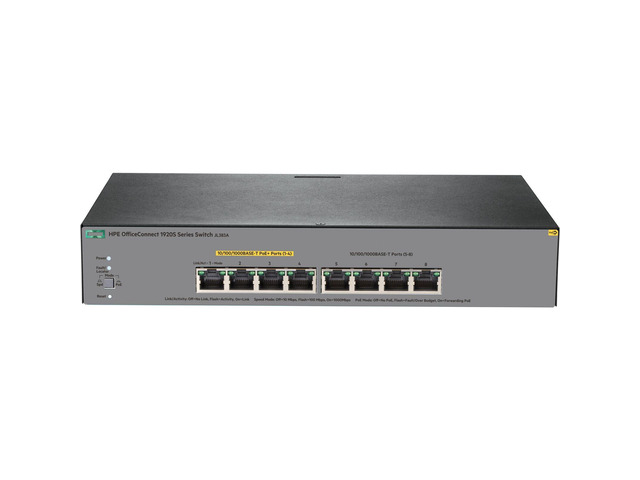 Hewlett Packard JL383A#ABA Hpe 1920s 8g Ppoe+ 65w Switch