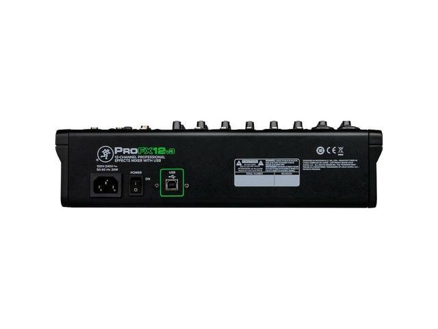 Mackie ProFX12v3 ProFX12v3 12-Channel Professional Effects Mixer with USB