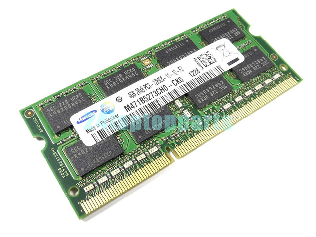 4Gb Ddr3 Pc3-12800 1600Mhz Sodimm Cl11 204Pin Chip Notebook Memory M471B5273Ch0-