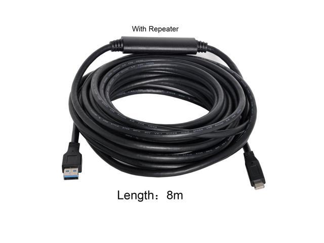 Xiwai 8m USB-C USB 3.1 Type C Male to USB3.0 Type A Male Data GL3523 Repeater Cable for Tablet & Phone & Hard Disk Drive