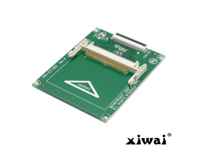 Xiwai 1.8' Compact Flash CF Memory Card to CE Toshiba Ipod ZIF SSD HDD Adapter with 2 Cables