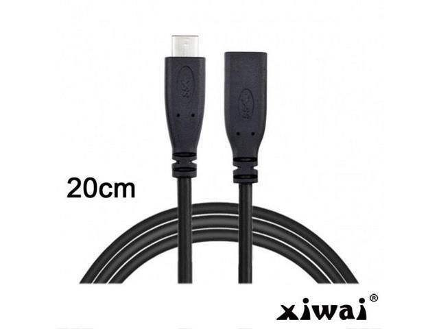 Xiwai USB-C USB 3.1 Type C to Female Extension Data Cable for Macbook Tablet Mobile Phone 20cm Xiwai USB-C USB 3.1 Type C to Female Extension Data Cable for Macbook Tablet Mobile Phone 20cm