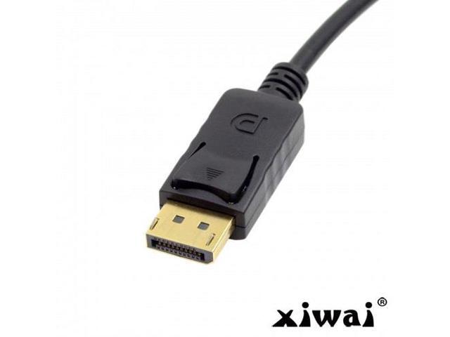 Xiwai DisplayPort DP Male to DVI Male Single Link Video Cable 6ft 1.8m for DVI monitor