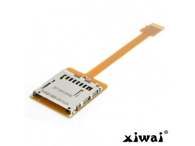 Xiwai Micro SD TF Memory Card Kit Male to SD Female Extension Soft Flat FPC Cable Extender 10cm