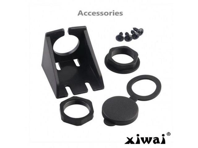 Xiwai Dual USB 3.0 Extension AUX Flush Mount Car Mount Extension Cable for Dashboard Panel 2m