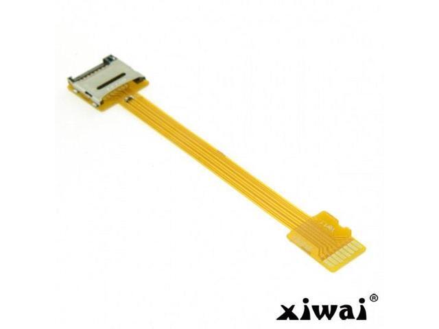 Xiwai Micro SD TF Memory Card Kit Male to Female Extension Soft Flat FPC Cable Extender 10cm