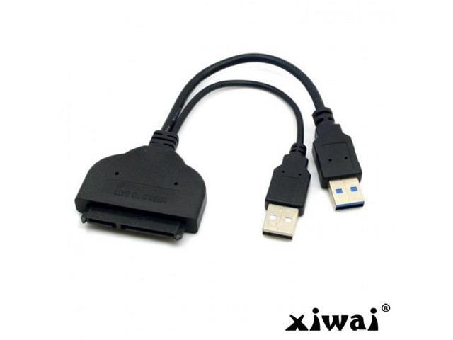 Xiwai 1set USB 3.0 to SATA 22Pin & SATA to Micro SATA Adapter for 1.8' 2.5' Hard Disk Driver With Extral USB Power Cable