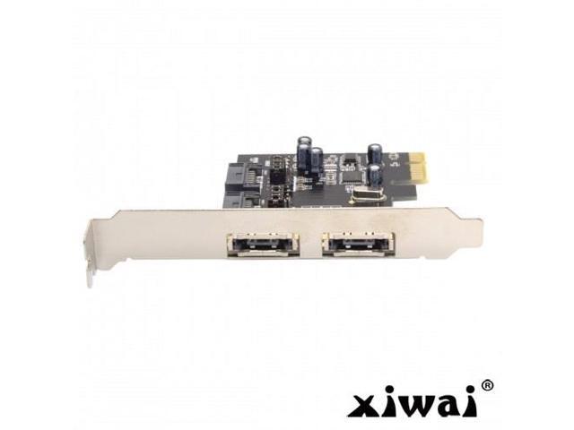 Xiwai PCI-E To 4 Ports SATA 3.0 ESATA PCIE SATA3 6Gbps Expansion Card PCI-E Adapter