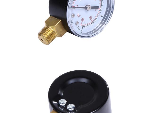 TS-50-4bar 0-4bar/0-60psi NPT Dial Display Pressure Gauge Measuring Manometer