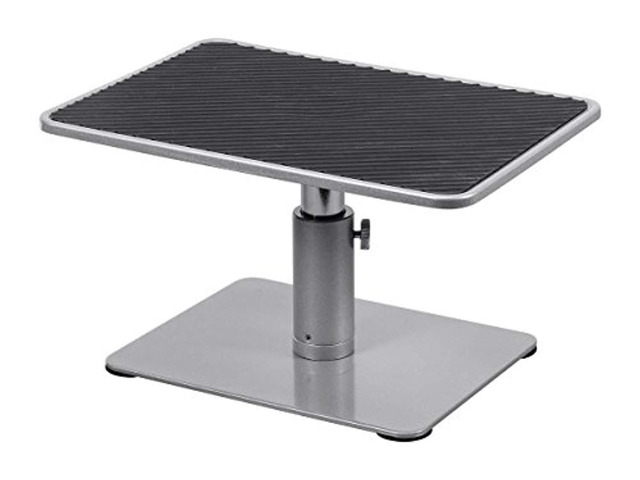 Monoprice Universal Monitor Riser Stand - Silver Perfect For Raising Your Monitor About 4.7 to 6.7 Inches - Workstream Collection