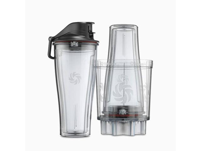 Vitamix - Personal Cup Adapter with Two 20-Ounce Blender Cups - Clear - image 5