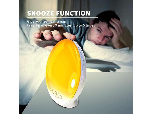 Sunrise Alarm Clock Wake up Light up Alarm Clock Sunrise Wake up Light Alarm Clock for Bedroom Sunlight Alarm Clock Kids Smart Digital Clock Radio...