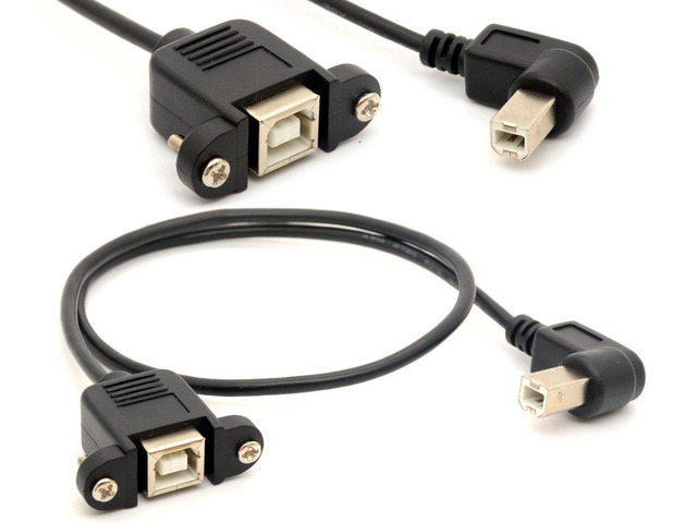 Printer Extension Cable USB 2.0 B Adapter Male to Female Connections(0.5m)