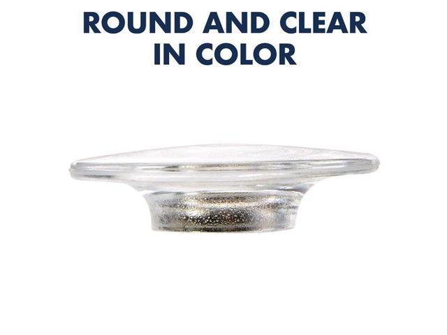 Quartet Glass Magnets, Large, 0.45' Dia, Clear, 6/Pack 85391