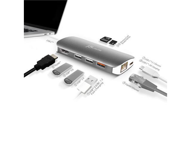 j5create - USB-C Multi Adapter for Mac, PC and More - Silver - image 4
