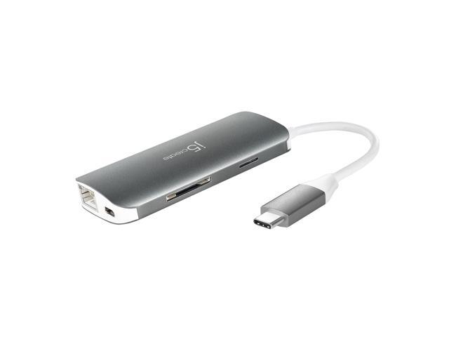 j5create - USB-C Multi Adapter for Mac, PC and More - Silver - image 3
