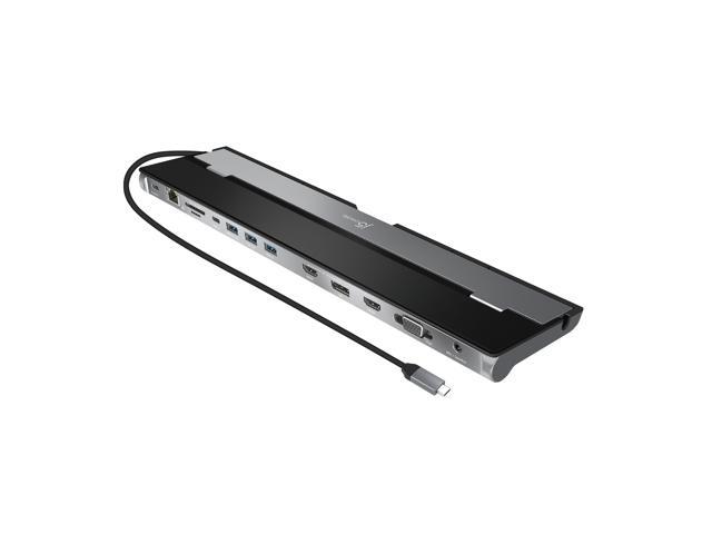 j5create - USB-C Triple Display Docking Station - Black - image 5