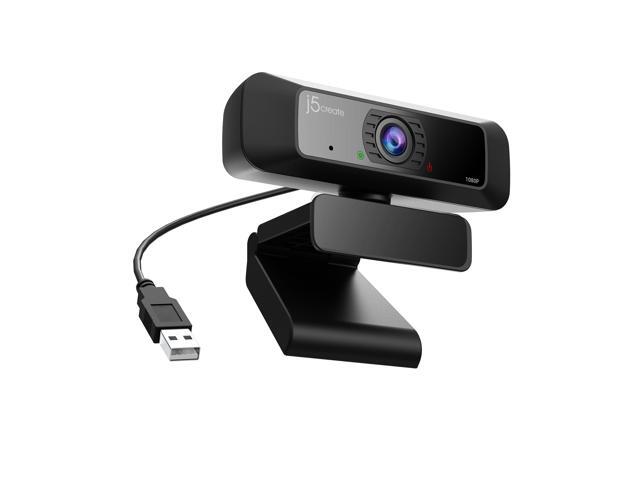 j5create - USB HD Webcam with 360° Rotation - Black - image 3