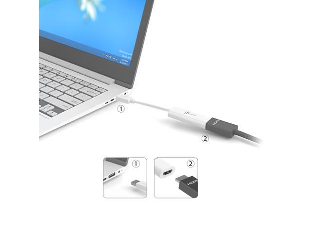 j5create - USB to HDMI Multi-Monitor Adapter - White - image 7