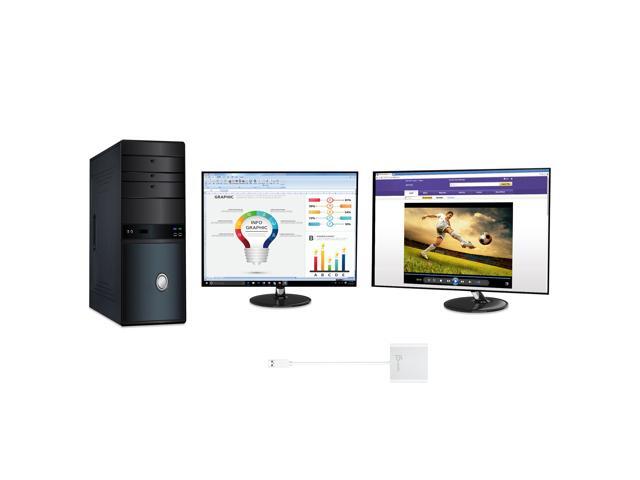 j5create - USB 3.0 to Dual HDMI Multi-Monitor Adapter - Silver - image 6