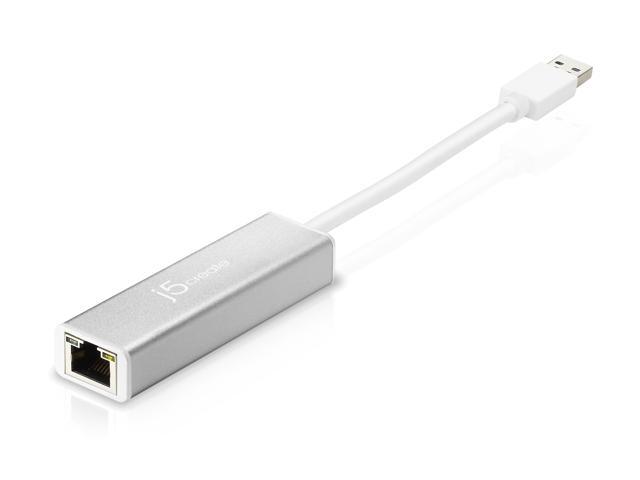 j5create - USB 3.0 Gigabit Ethernet Adapter - Silver - image 6