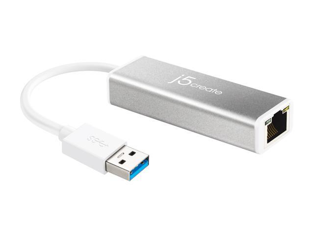 j5create - USB 3.0 Gigabit Ethernet Adapter - Silver - image 5