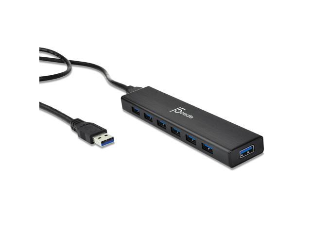 j5create - USB 3.0 7-Port HUB - Black - image 3