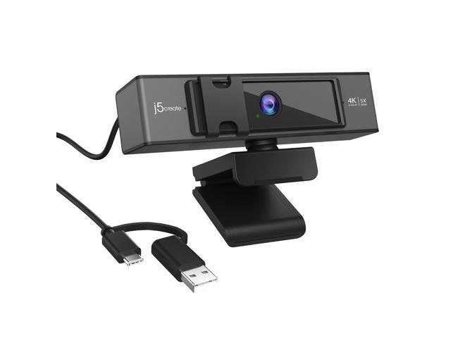 j5create USB 4K ULTRA HD Webcam with 5x Digital Zoom Remote Control