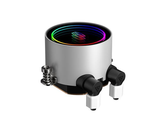 PCCOOLER CPS DA240 ARGB AIO CPU Liquid Cooler, 240mm Radiator, 260W TDP, Infinity Halo ARGB Effect, High-Performance 3000RPM Pump Speed, for Intel...