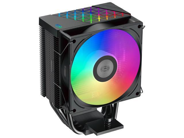 PCCOOLER CPS R400 ARGB CPU Air Cooler, 4 Direct Contact Heat Pipes, 180W TDP, ARGB Top Cover, 133mm Tall, 92mm PWM Slient ARGB Fan, for Intel LGA...