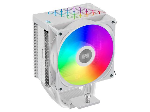 PCCOOLER CPS R400 ARGB CPU Air Cooler, 4 Direct Contact Heat Pipes, 180W TDP, ARGB Top Cover, 133mm Tall, 92mm PWM Slient ARGB Fan, for Intel LGA...