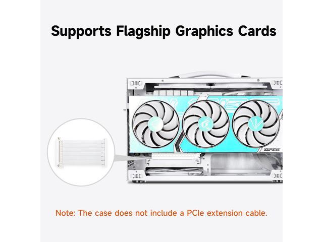 PCCOOLER CPS K101 MESH PC Case, Portable Desktop Mini ITX Case, Four-side SPCC Mesh Panel, 3 x 12015 Fans Pre-installed, Clip-on Quick Release Side...