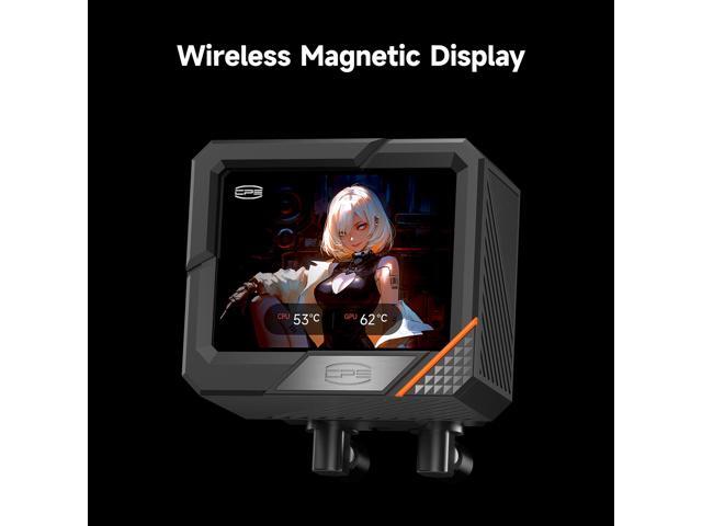 PCCOOLER CPS GT360 ARGB Display AIO CPU Liquid Cooler, 310W TDP, Customizable 3.5' IPS LCD Cyber Style Display, Ceramic Bearing, High Speed Fans,...