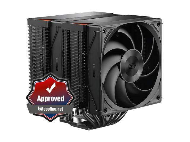 PCCOOLER CPS RZ620 Dual Tower CPU Air Cooler, 6 Heat Pipes, 275W TDP, Aluminum Top Cover, 157.5mm Tall, 120mm PWM Silent Fans w/ 3 Modes, for Intel...