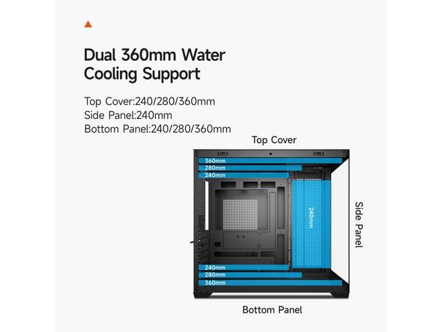 PCCOOLER CPS C3 T700 PC Case, Dual-Chamber Mid-Tower ATX Case, High-Airflow Computer Case, BTF Motherboard Supports, Sturdy Tempered Glass Front &...