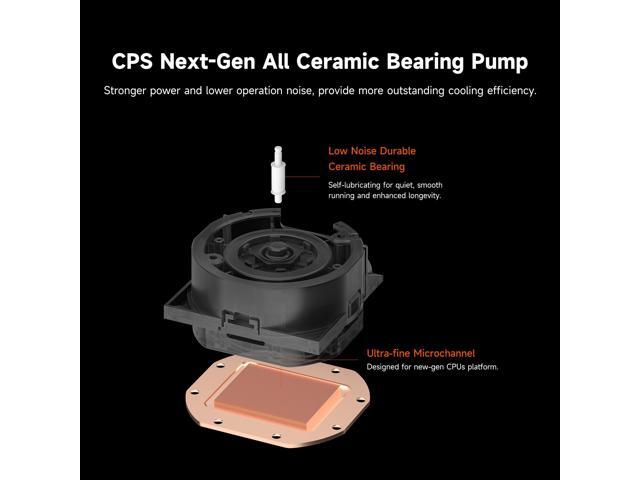PCCOOLER CPS GT360M ARGB Display AIO CPU Liquid Cooler, 300W TDP, Customizable 2.8' IPS LCD Display, Ceramic Bearing Pump, High Performance Fans,...