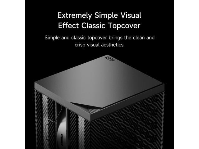 PCCOOLER CPS RT720 TC Dual Tower CPU Air Cooler, 7 Heat Pipes, 270W TDP, Minimalist Top Cover, Tower Dual-Reinforced Structure, Hydraulic Bearing,...