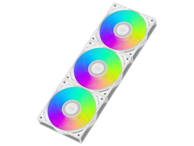 PCCOOLER CPS F3 S120 ARGB Performance 120mm Case Fans, 4-Pin PWM Silent PC Fans up to 2200RPM, Daisy Chain Computer Fans with Sealed Hydraulic...