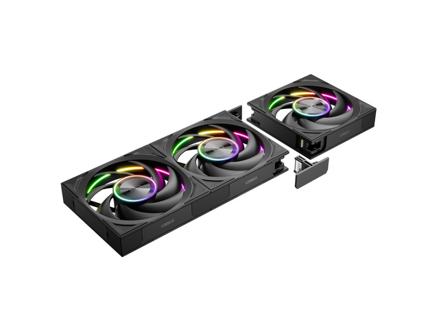 PCCOOLER CPS F7 X120 ARGB High-Performance 120mm Case Fans, Wireless Connection 