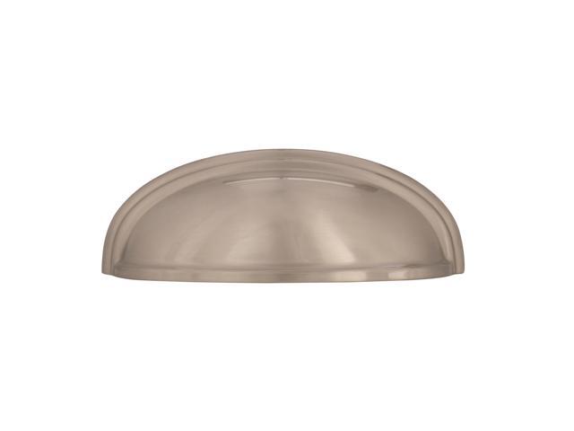 Amerock Ashby 4 In. & 3 In. Satin Nickel Center-to-Center Cup Pull BP36640G10