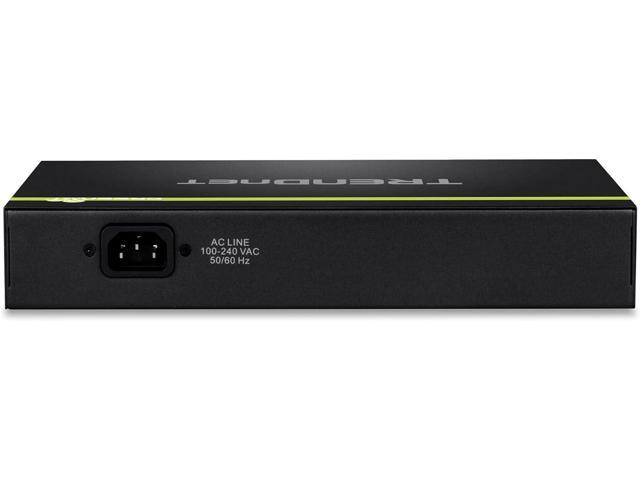 TRENDnet 8-Port Gigabit GREENnet PoE+ Switch, TPE-TG81g, 8 x Gigabit PoE+ Ports, Rack Mountable, Up to 30 W Per Port with 110 W Total Power Budget,...