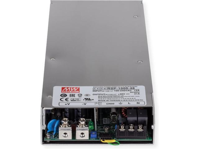 TRENDnet 1000W, 48V DC, 21A AC to DC Industrial Power Supply with PFC Function, TI-RSP100048, Compatible with 4U 19 Rackmount TI-R4U (Sold...