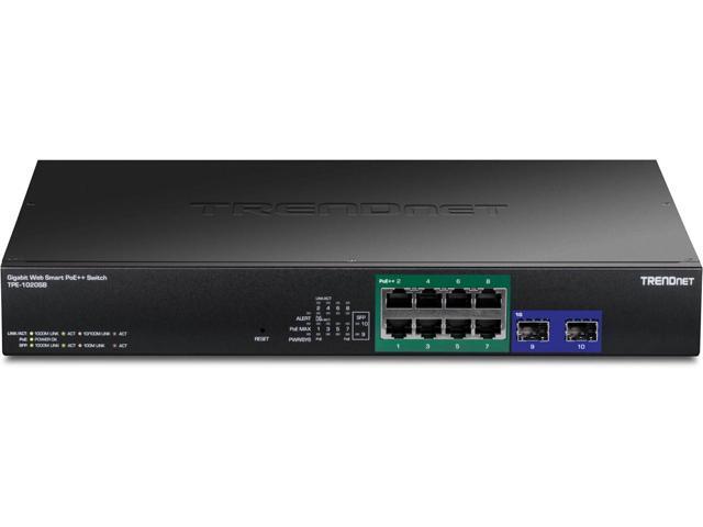 TRENDnet TPE-1020SB, 10-Port Gigabit Web Smart PoE++ Switch