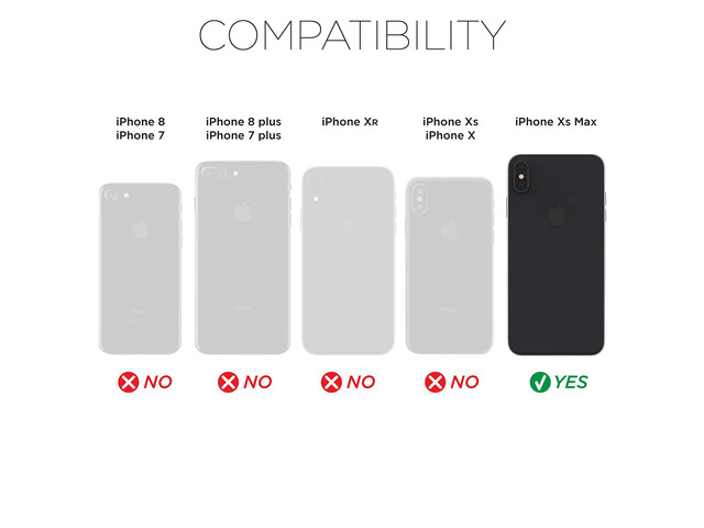 aquaLife iPhone Xs MAX Waterproof, Shock & Drop Proof, Dirt Proof, Heavy Duty Case (IP68 Rated, MIL-STD-810G Certified) Features: Built-in Screen...