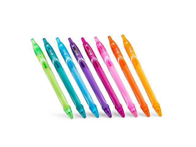 BIC Gel-ocity Quick Dry Retractable Gel Assorted Ink Medium 8/PK RGLCGAP81AST