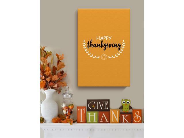Awkward Styles Thanksgiving Canvas Wall Art Happy Holidays Home Decor Prints